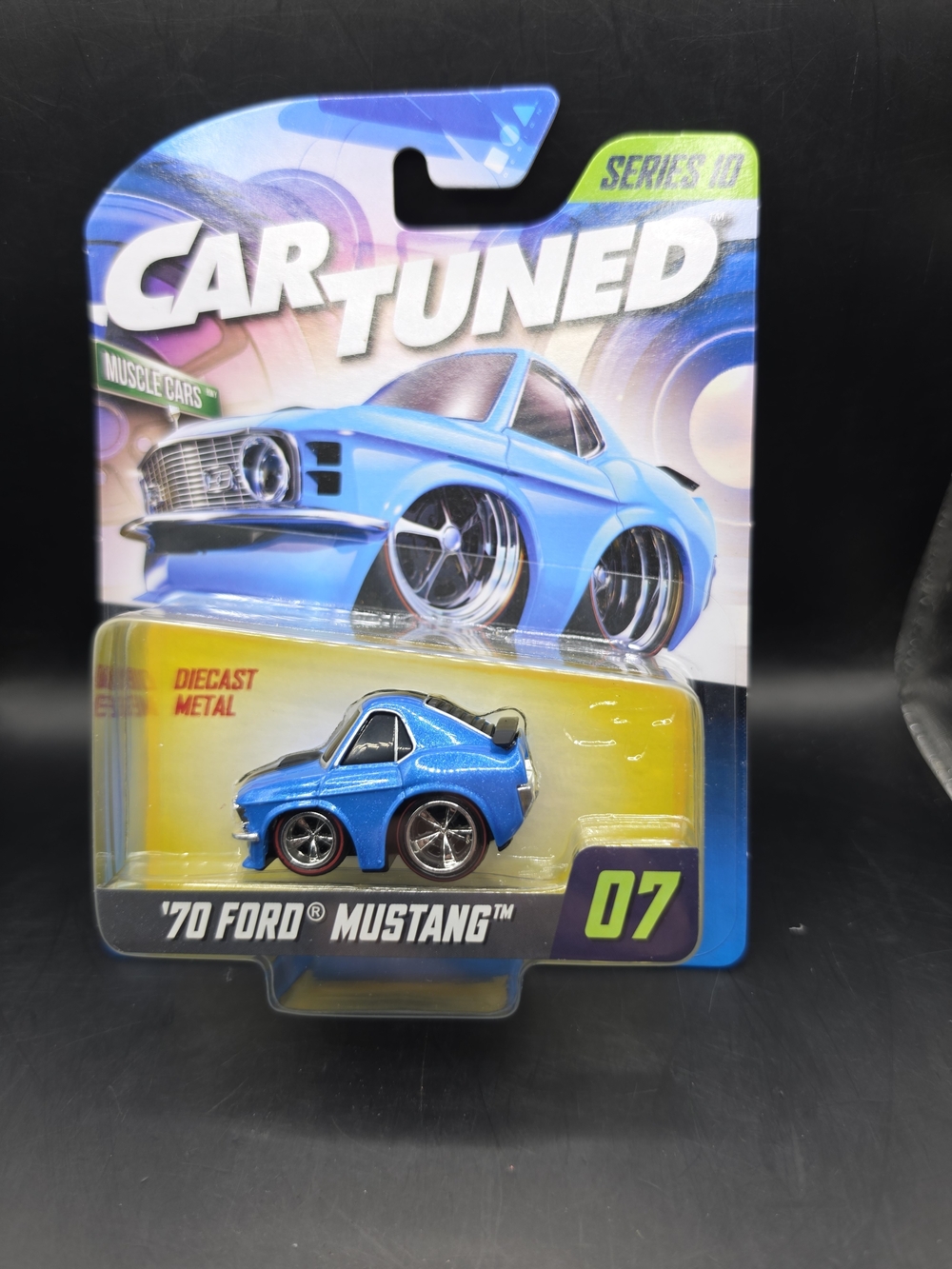 Car Tuned Series 10 - '70 Ford Mustang #07 Muscle Cars Blue